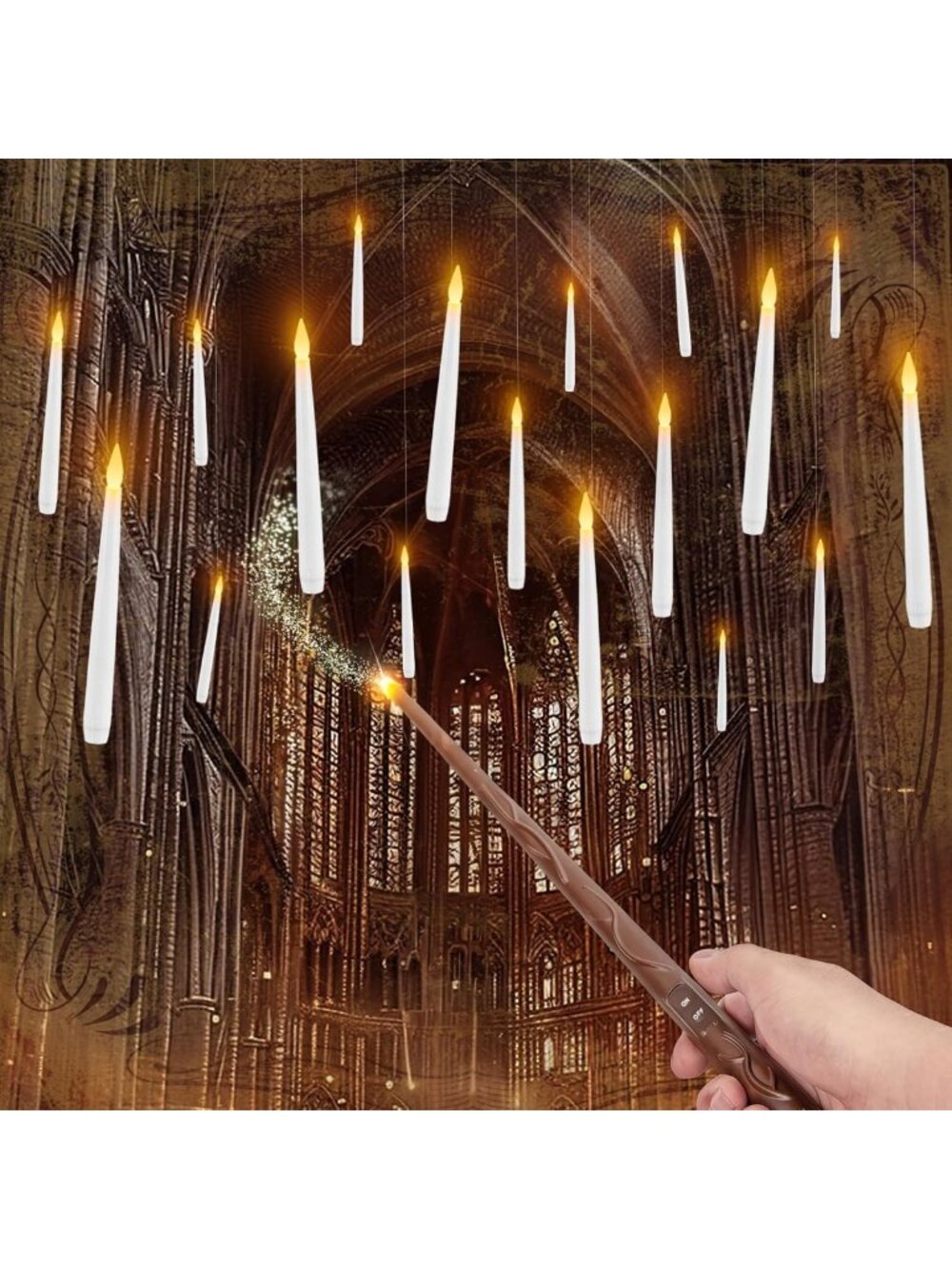 20 Pcs Flameless Floating Candles with Remote & Timer - Warm Light Decor for